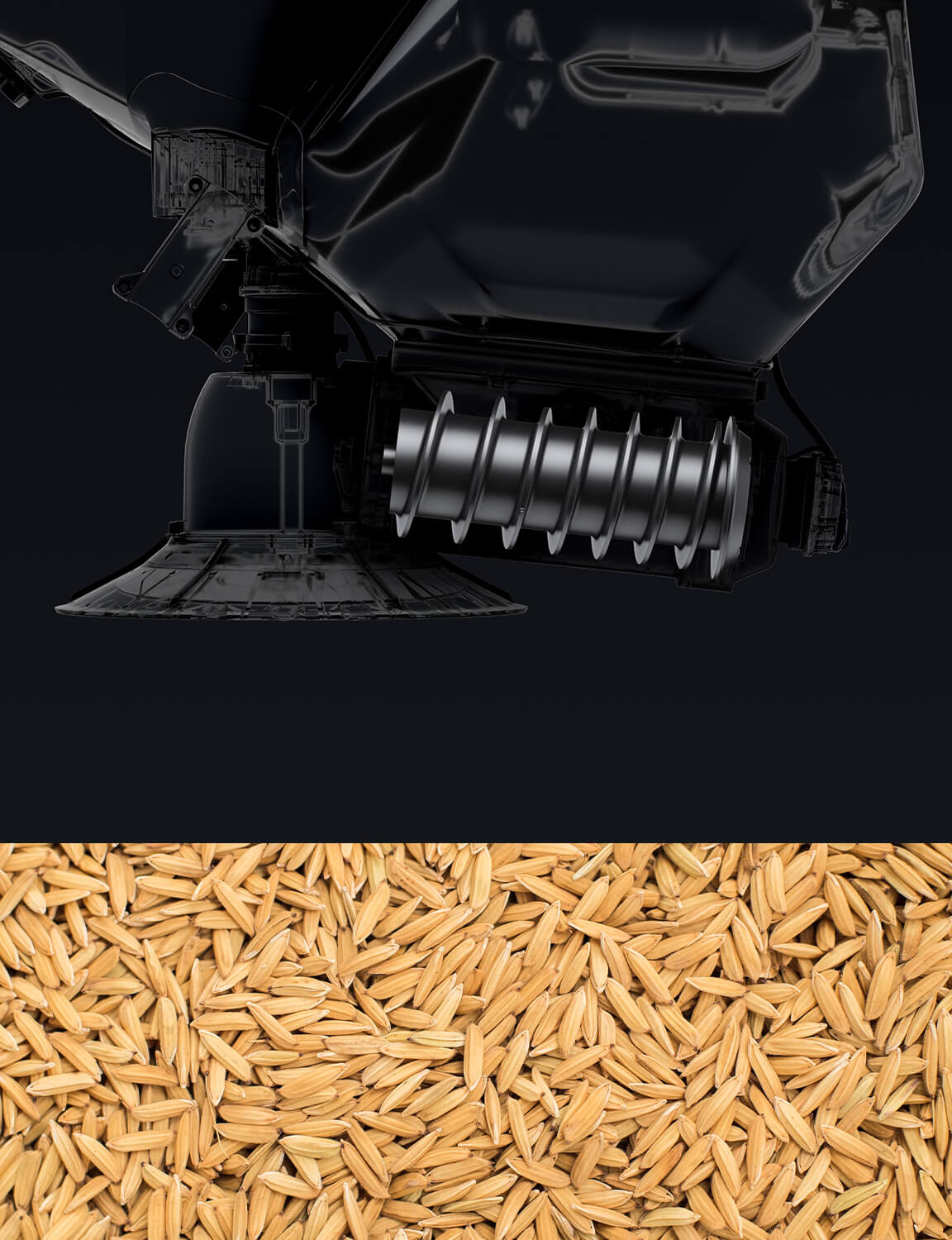 Podavač velkého granulátu (volitelný)