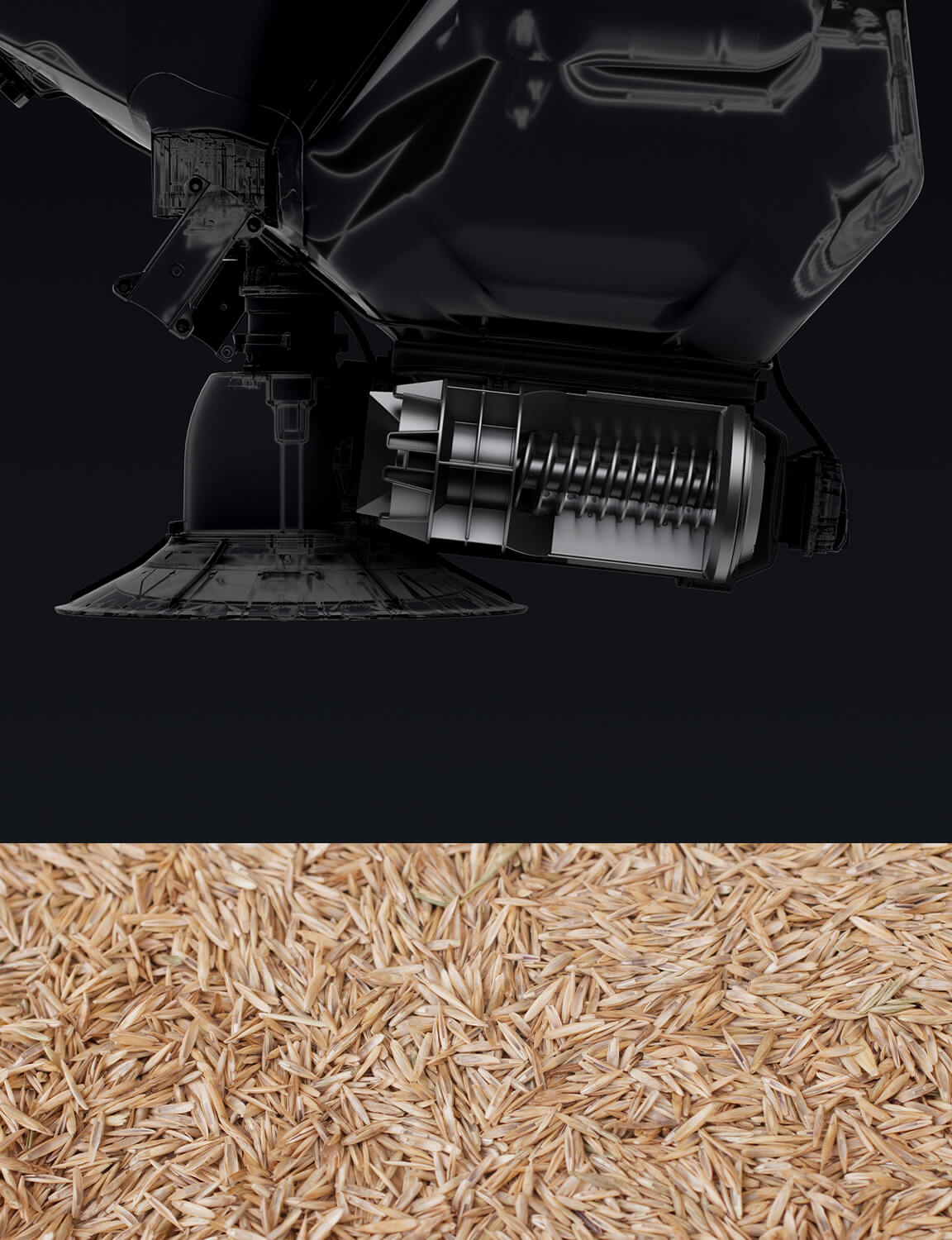 Podavač malého granulátu (volitelný)