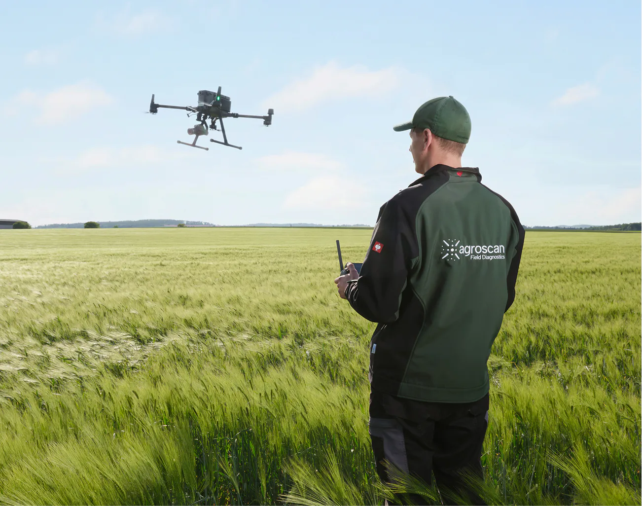 Diagnostika porostu dronem – analýza pole z výšky